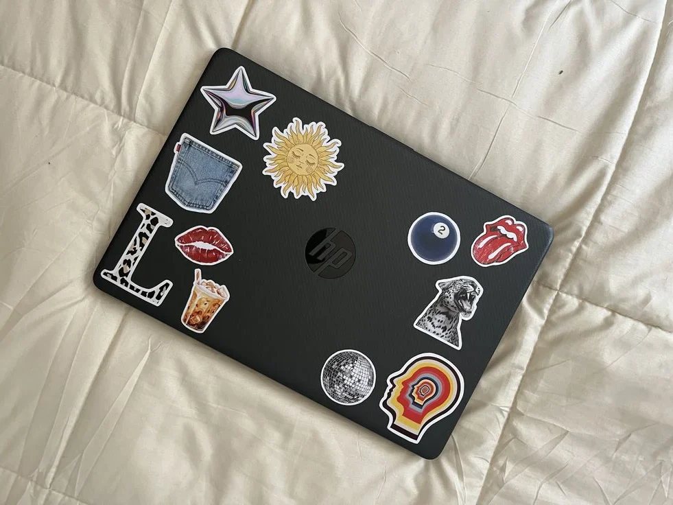 Retro-Vibe Aesthetic Laptop Stickers Pack