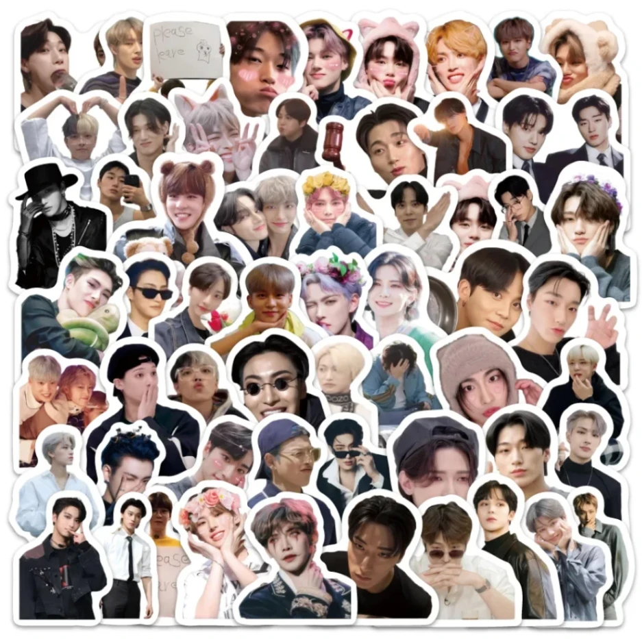 ATEEZ K-Pop Idol Premium Sticker Pack (100 Pcs) - Waterproof Decals for Laptops & Phones