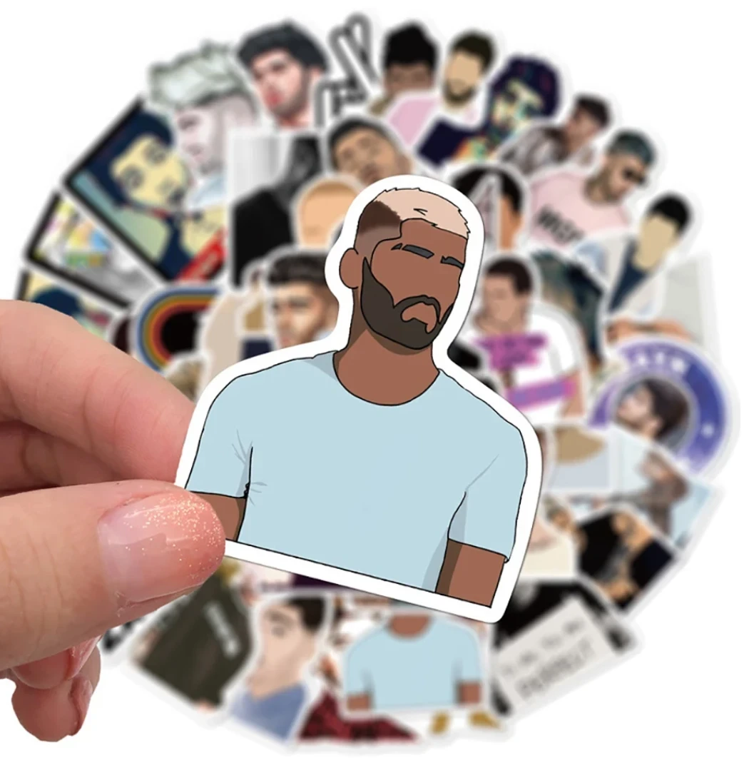 Zayn Malik Premium Stickers Pack (10/30/50 Pcs) - For Laptops, Phones & Journals 3