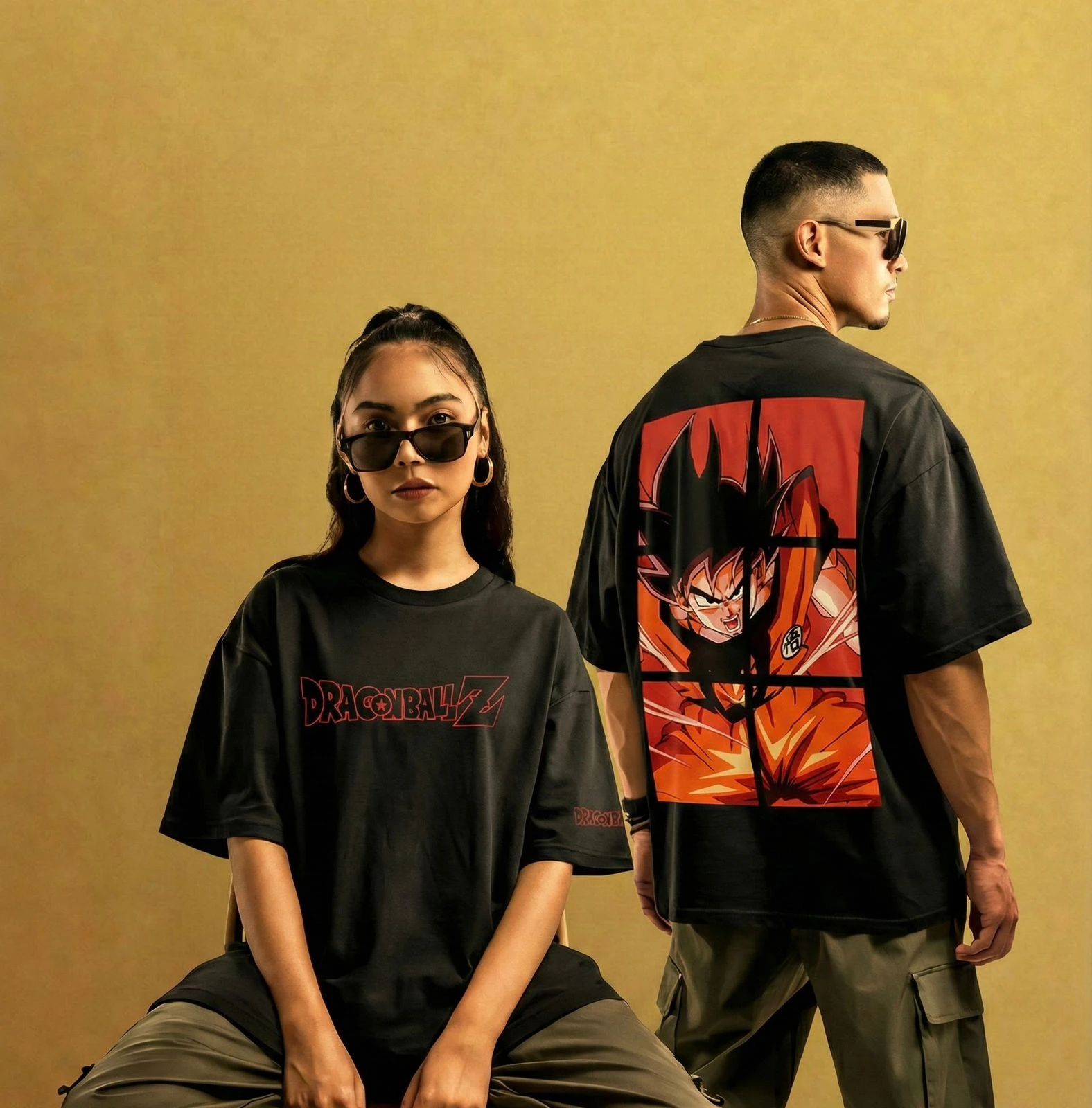 Dragon Ball Z Oversized Dropshoulder T- Shirt | Unisex