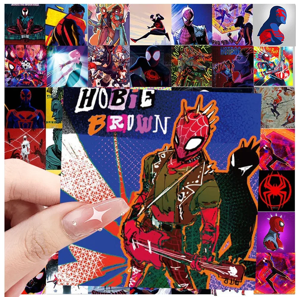 10/20/40/80pcs Disney Spider Man Across The Spider-Verse Stickers Pack 3