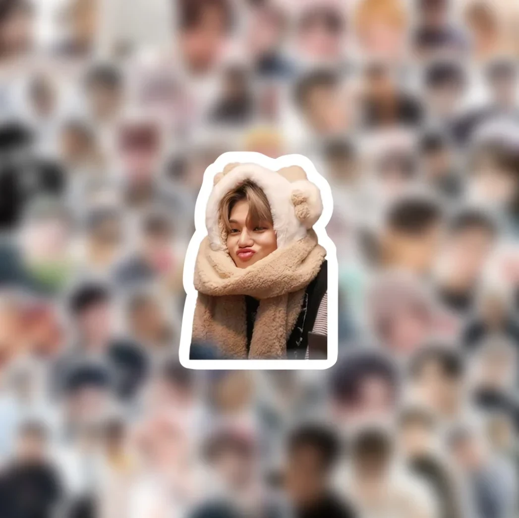 ATEEZ K-Pop Idol Premium Sticker Pack (100 Pcs) - Waterproof Decals for Laptops & Phones 3