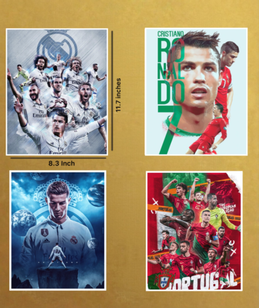 Cristiano Ronaldo Premium Self-Adhesive Posters