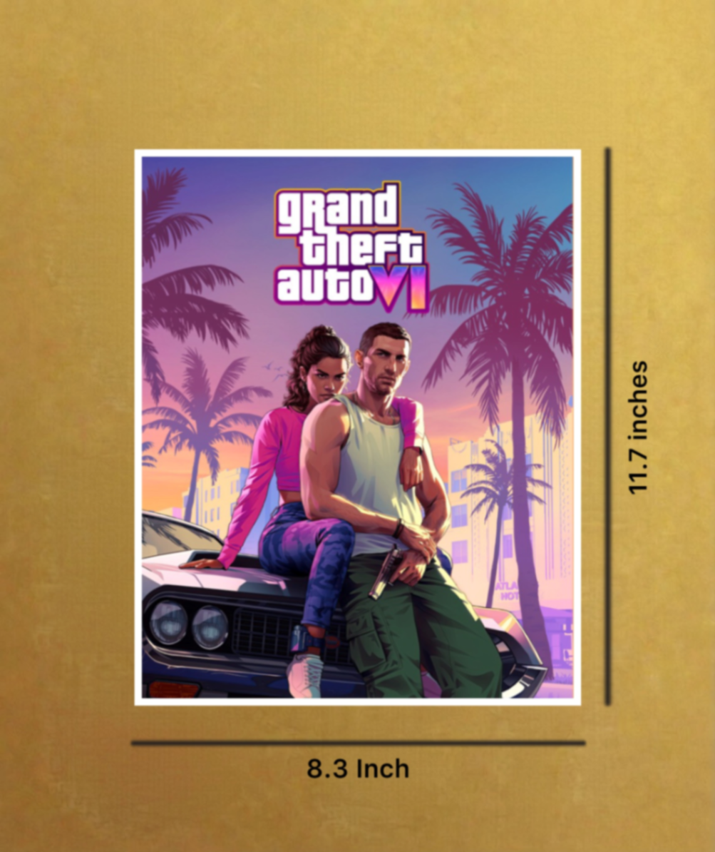 Gaming Premium Self Adhesive Posters 2