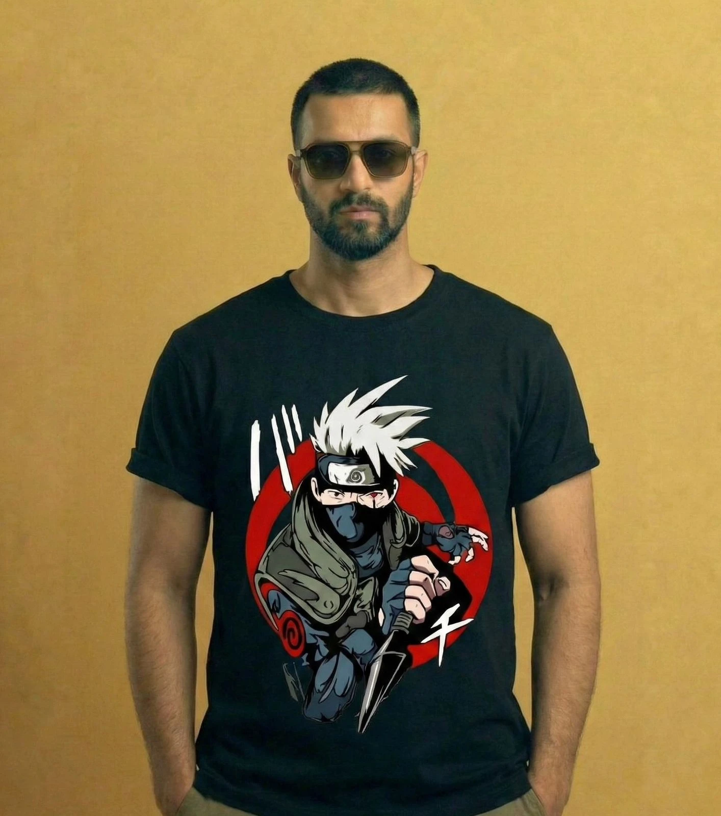 Kakashi Hatake Printed T-Shirt For Men