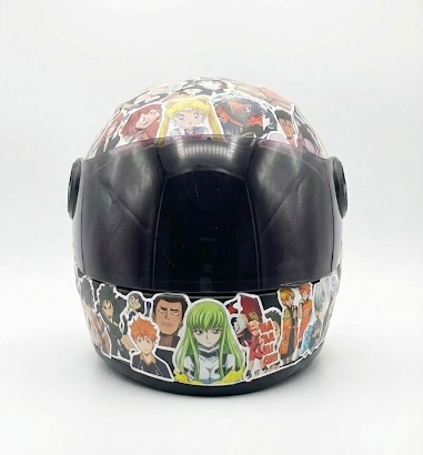 Custom Anime Sticker-Bomb Helmet - Street Edition 2