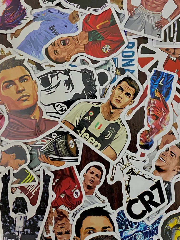 10/20/30 Pcs CR7 Ultimate Legacy Sticker Pack - The G.O.A.T Collection 3
