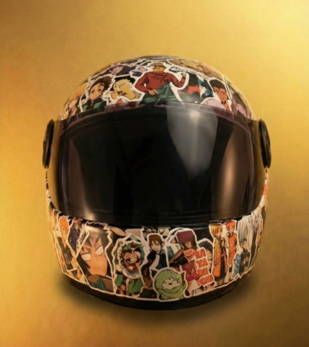  Custom Anime Sticker-Bomb Helmet - Street Edition 2