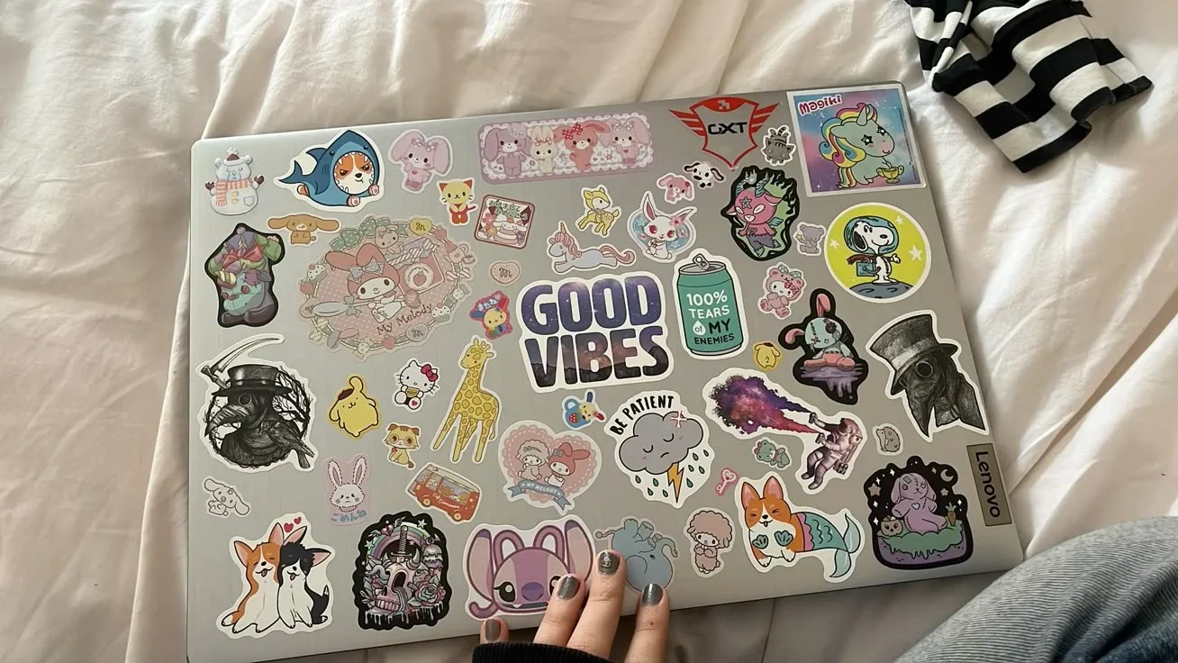 The Ultimate "Good Vibes & Quirky" Mixed Sticker Pack For Laptops