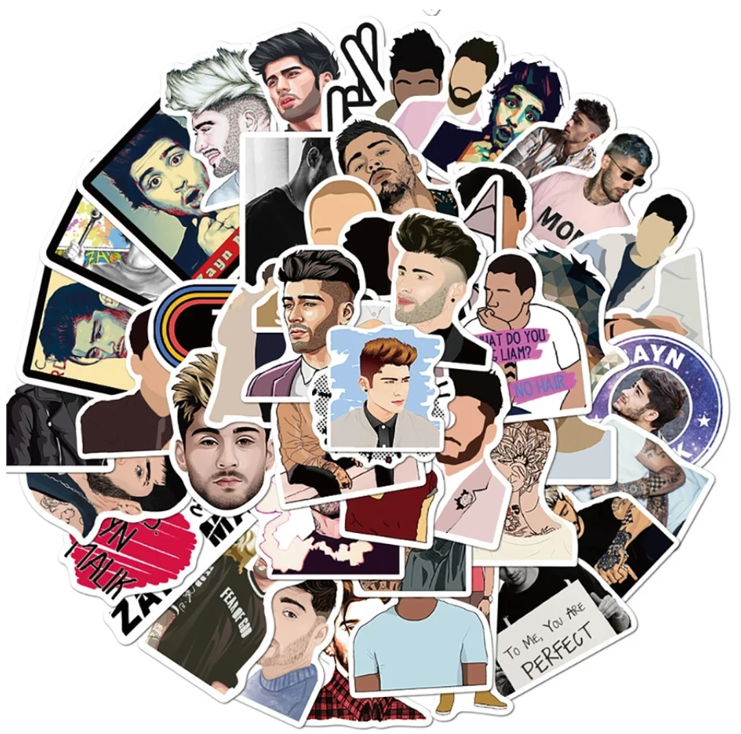 Zayn Malik Premium Stickers Pack (10/30/50 Pcs) - For Laptops, Phones & Journals 2